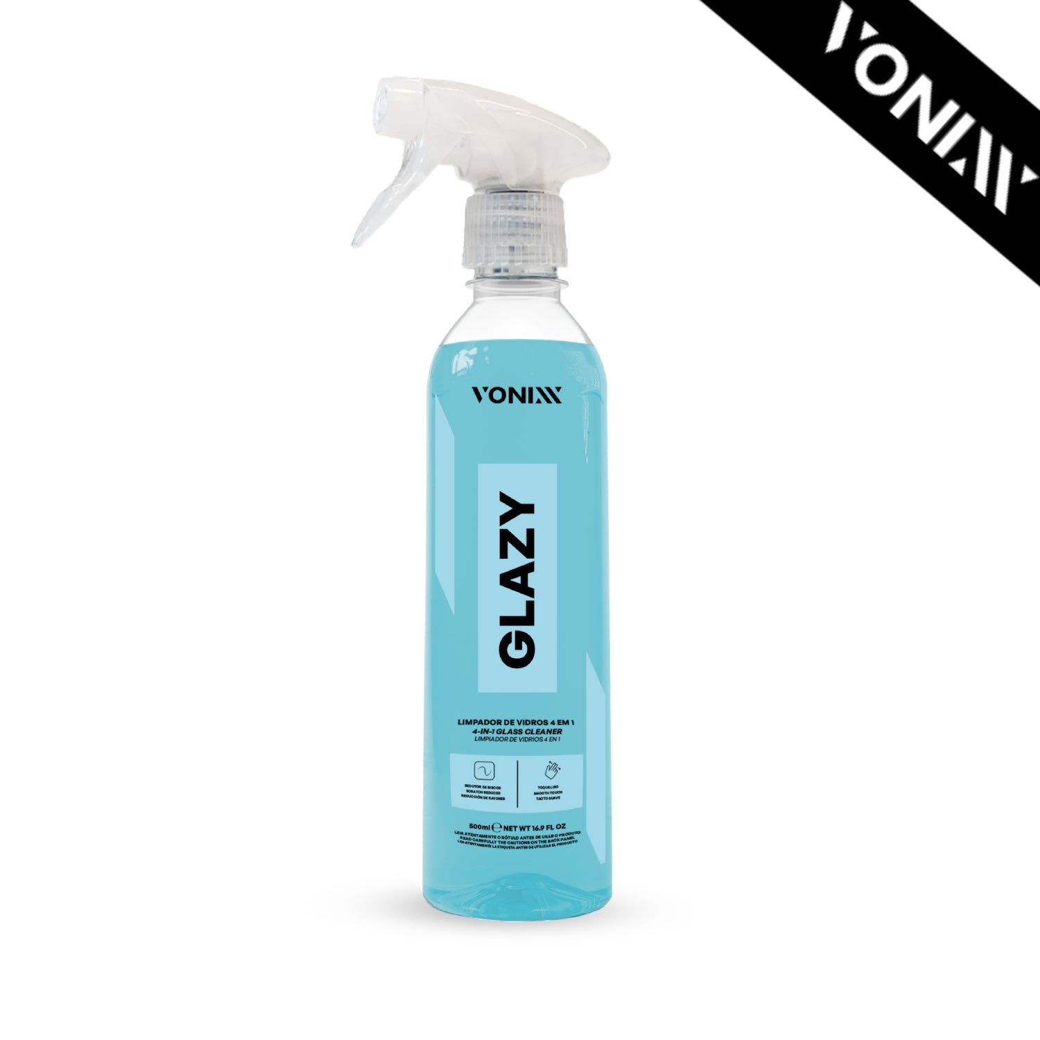Vonixx GLAZY – Limpiador y Protector de Vidrios 4 en 1