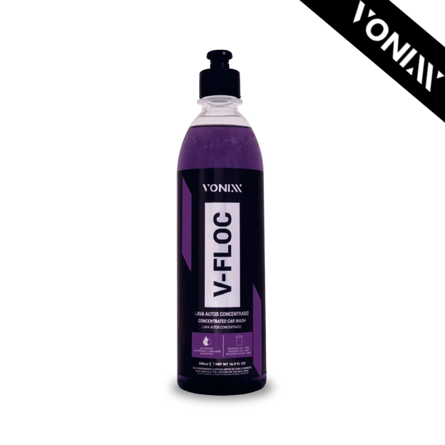 Vonixx V-FLOC – Lava Autos Concentrado pH Neutro Antirrayas
